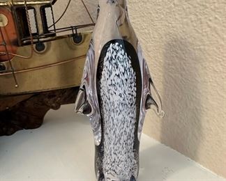 Mantorp Blown Glass Penguin - Made in Sweden