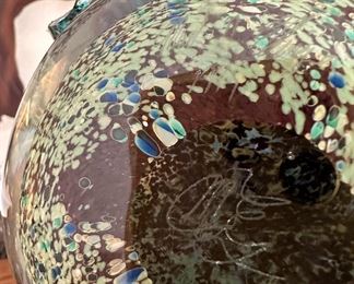 Starfish in the Water Blown Glass Sculpture