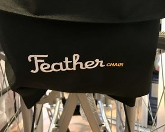 Feather Chair with Hand Brakes and 2 Sets of Machine Washable Cushions 