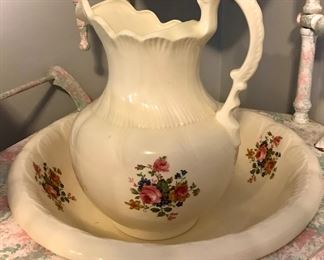 Pitcher and Water Basin 