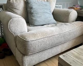 Oversized Chair, Part of 3 Piece Set 