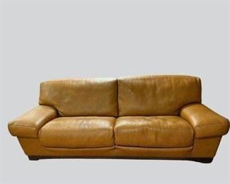 Roche Bobois Leather Sleeper Sofa