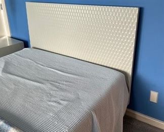 West Elm Audrey Full-Size Bedframe In Parchment Finish