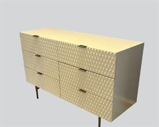 West Elm Audrey 6-Drawer Dresser In Parchment Finish