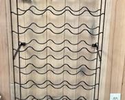 Sorbs Home Wall Mounted Iron Wine Rack