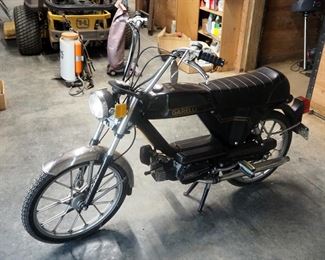 1970s Garelli Super Sport XL Moped, 24" Tires, 770 Miles Showing On Odometer