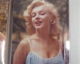 Marilyn Monroe Framed Photographs, Qty 4, And Ceramic Telephone Planter