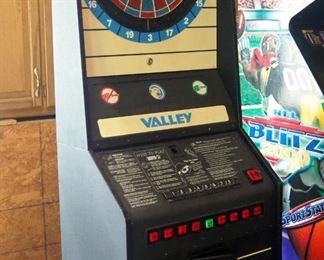 Valley Cougar Darts Arcade Cabinet, 86.5" x 24" x 24", Darts Included, Powers On