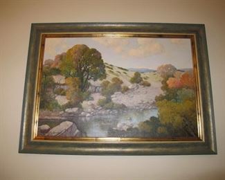 Large W. Frederick Jarvis original oil painting