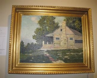 Original oil painting by John Elliott Jenkins