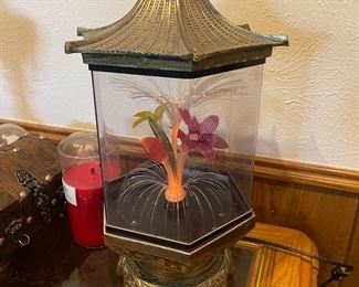 Fiber Optic Pagoda Lamp