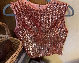 Vintage Sequin. Top
