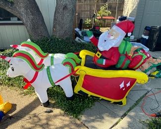 Inflatable Santa’s Sleigh
