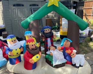 Inflatable Nativity