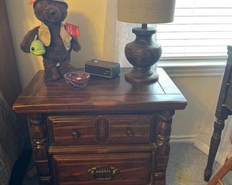 Nightstand, Lamp