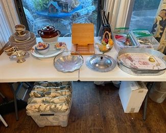 Kitchen; Cushions, Lighters, coasters, trays, etc.