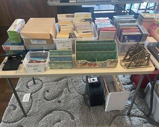 Greeting Cards, Holiday Cards, Envelopes, Desk Accessories, etc.