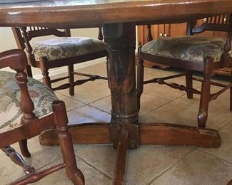 Pine table base picture