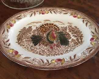 Turkey oval platter