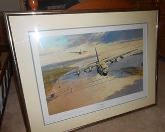 Robert Taylor signed print