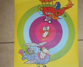 vintage Dick Dastardly poster