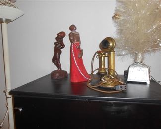 1970's sculpture, african statue 