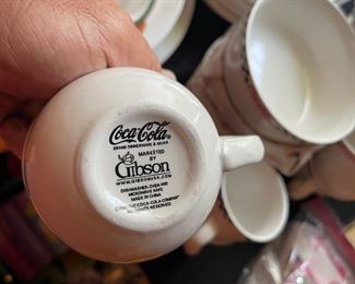 Gibson vintage Coca Cola dinner ware