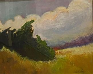 Large original painting by FREIDA HAMM