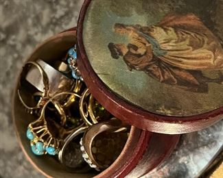 Huge collection of antique jewelry 