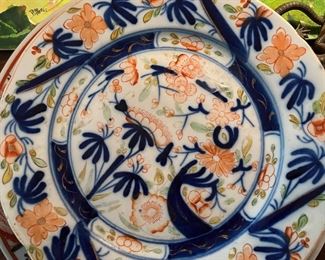 Pair of stunning Imari plates circa 1860