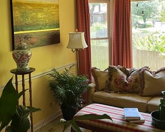 Custom drapes and furniture 