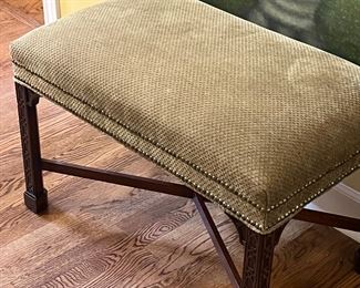 ANTIQUE Chippendale bench
