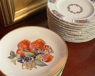 Antique luncheon plates