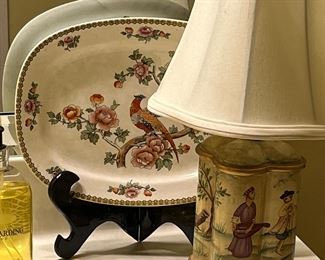 Lovely lamps throughout 