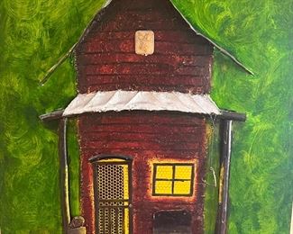 Amazing 3-D painting 