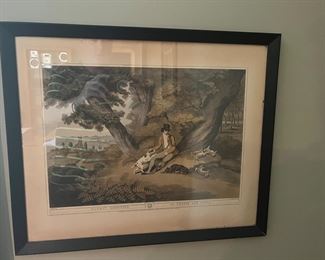 Antique English engraving 