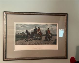 Antique English engraving 