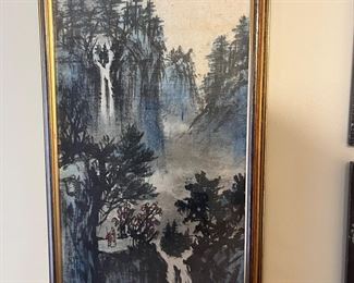 1930s Asian watercolor 