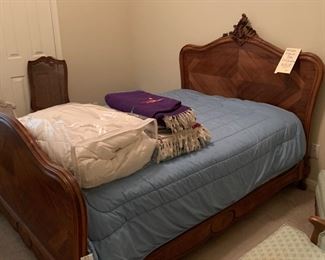 Antique French double bed