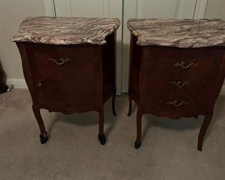 Antique french side tables