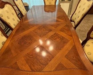 dining room table with 8 chairs