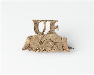 Interesting Antique 14k Brooch Pin 