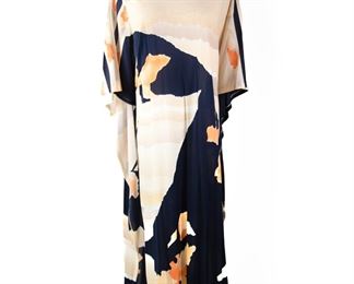 Vintage Leonard Paris Tropical Kaftan Caftan Dress - One Size