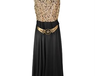 Jacques Cassia 1970'S Vintage Maxi Dress