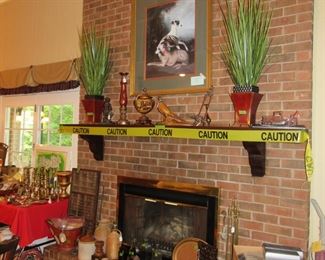 greyhound picture, decor, pottery, cast iron, Sony home theatre