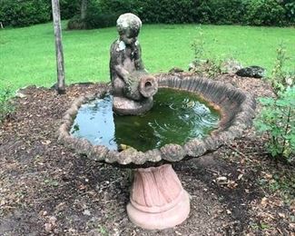 large fountain, bring help!