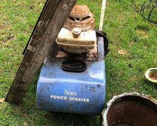 old sears power sprayer, cond. unknown
