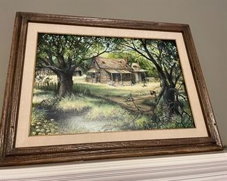 Original Watercolor by Texas Artist 