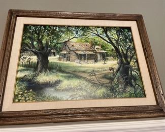 Original Texas Hill country watercolor by Texas Artist Bill Nielsen