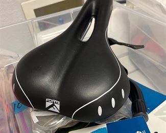 Bicycle seats and other equipment